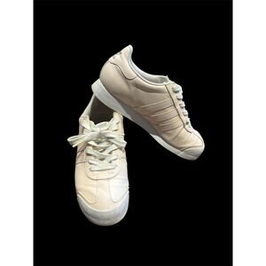 ADIDAS Samoa Sneakers Blush Light Pink WOMENS Running Leather Sports Shoes Sz 8